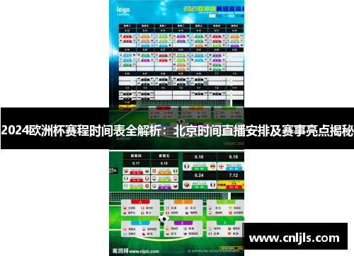 2024欧洲杯赛程时间表全解析：北京时间直播安排及赛事亮点揭秘